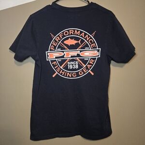 Columbia Men's PFG Performance Fishing Gear Tshirt Size Medium Fits Small Navy